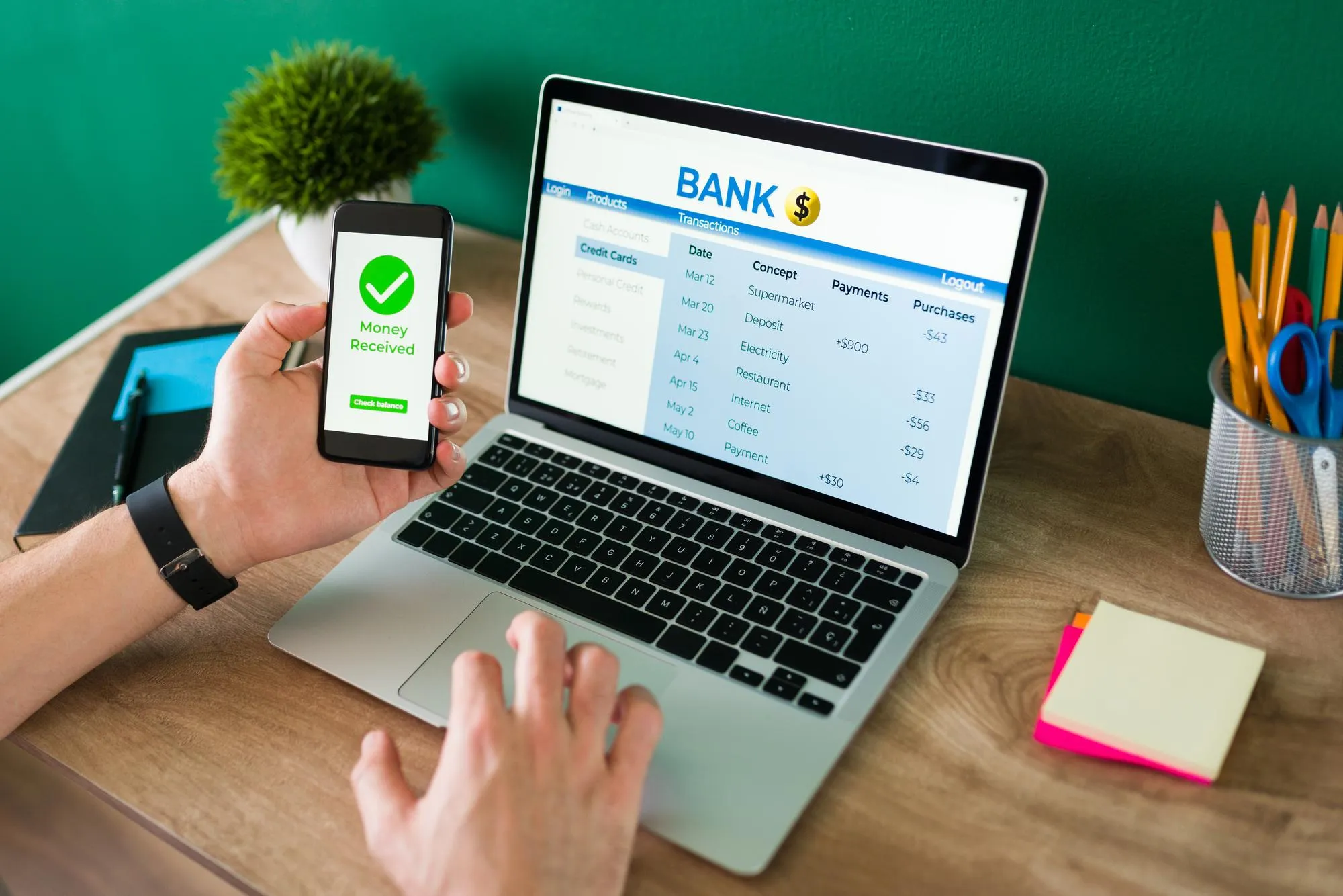 Corporate bank accounts